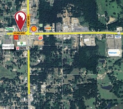 603 E Collin Raye Dr, De Queen, AR for lease Aerial- Image 2 of 3