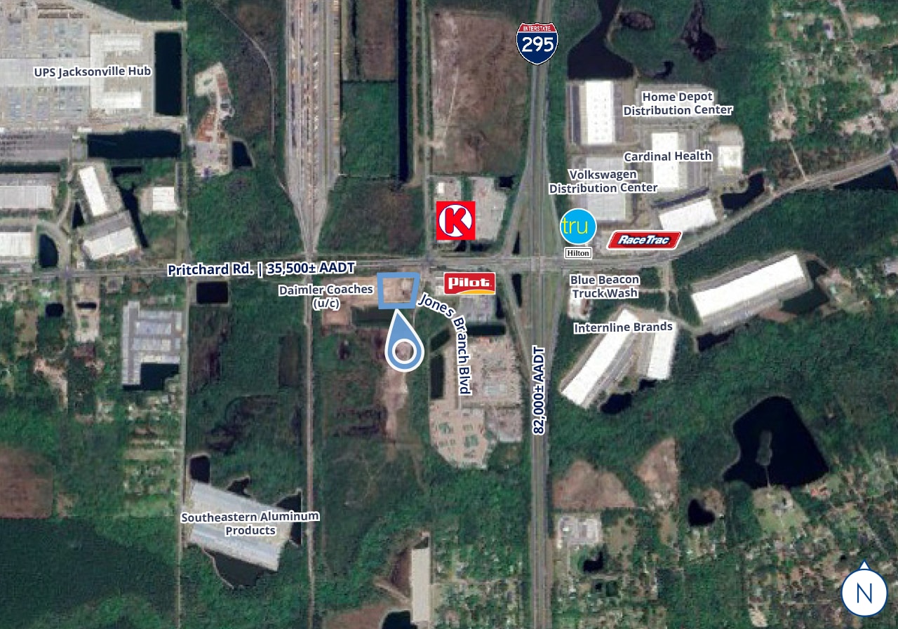 SWC Sportsman Club Rd & Pritchard Rd., Jacksonville, FL for sale Primary Photo- Image 1 of 5