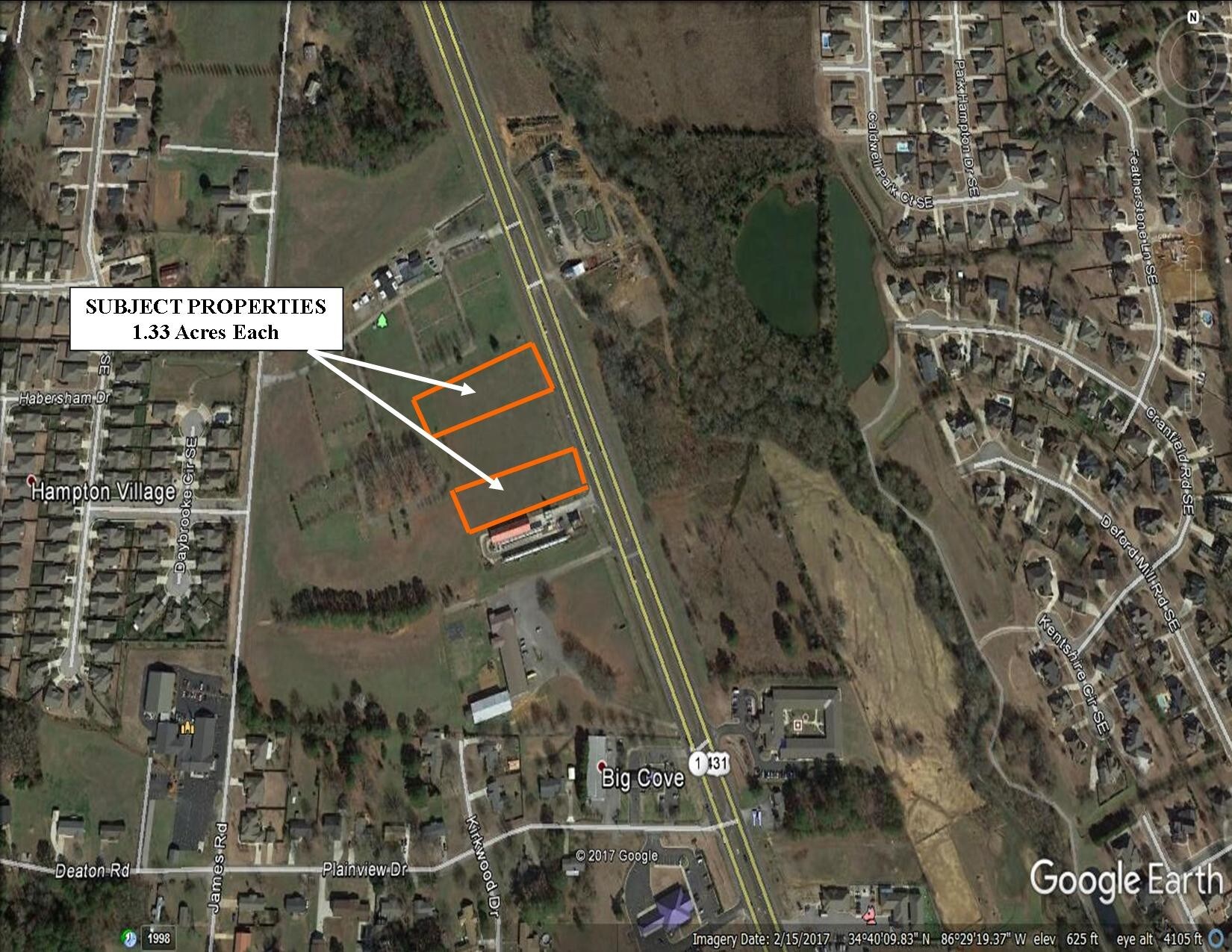 1 Hwy 431 S, Owens Cross Roads, AL for sale Aerial- Image 1 of 1