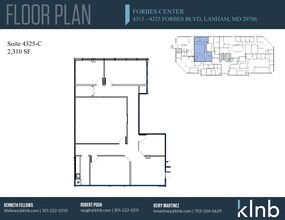 4315-4325 Forbes Blvd, Lanham, MD for lease Floor Plan- Image 1 of 3