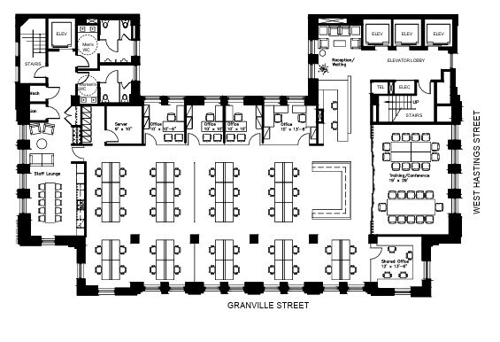 675 Hastings St W, Vancouver, BC for lease Floor Plan- Image 1 of 1
