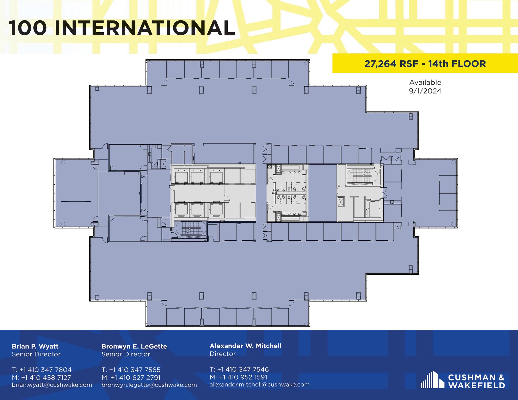 100 International Dr, Baltimore, MD for lease Floor Plan- Image 1 of 1