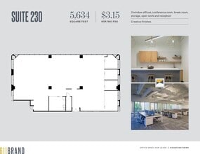 611 N Brand Blvd, Glendale, CA for lease Floor Plan- Image 1 of 1