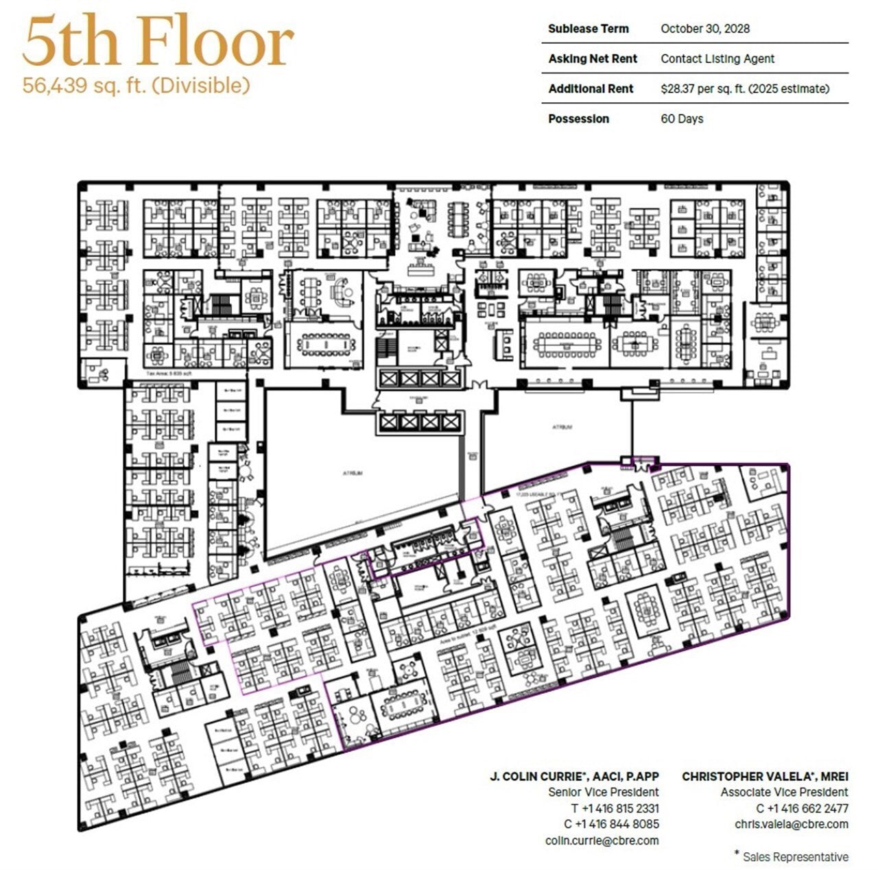 33 Yonge St, Toronto, ON for lease Floor Plan- Image 1 of 1