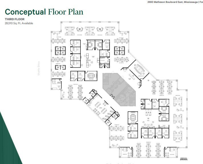 2660 Matheson Blvd E, Mississauga, ON for lease Floor Plan- Image 1 of 1