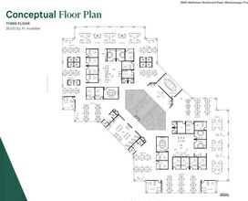 2660 Matheson Blvd E, Mississauga, ON for lease Floor Plan- Image 1 of 1