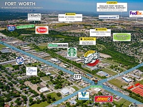 6231 Denton Hwy, Haltom City, TX - AERIAL  map view - Image1