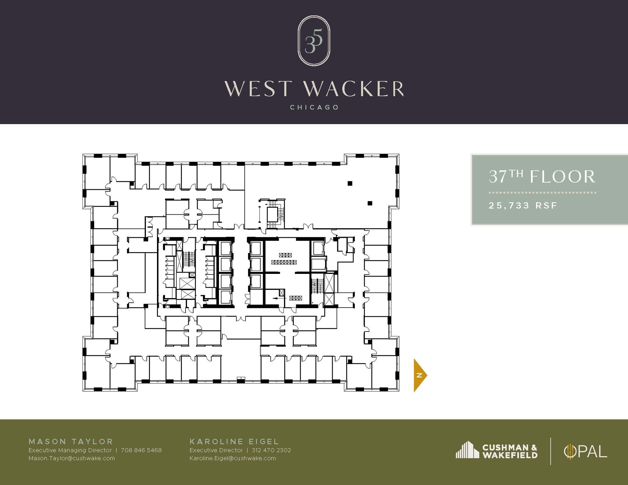 35 W Wacker Dr, Chicago, IL for lease Floor Plan- Image 1 of 1