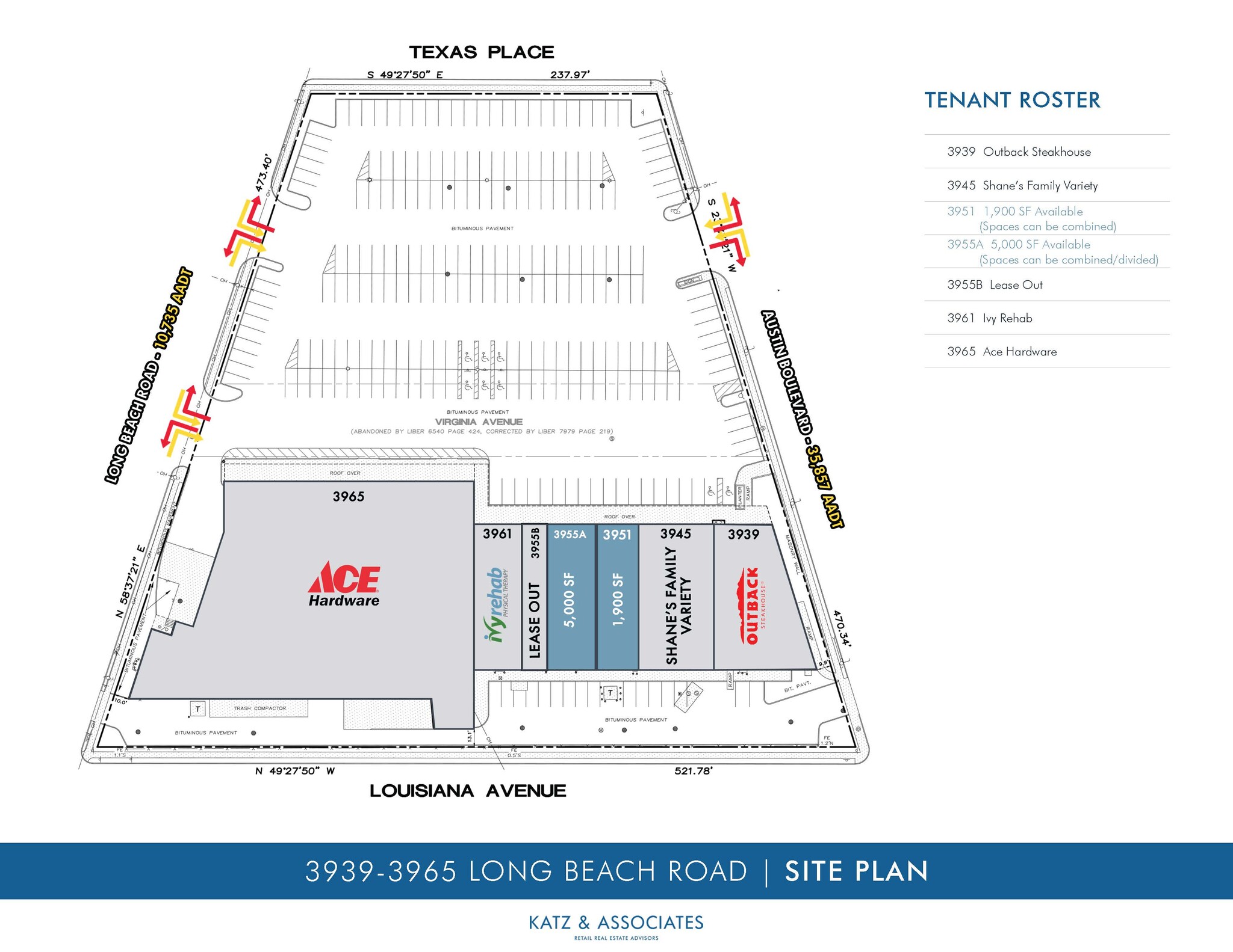 3965 Long Beach Rd, Island Park, NY for lease Site Plan- Image 1 of 2