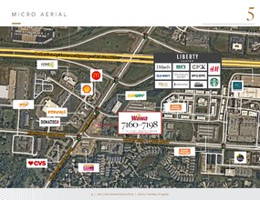 7160-7198 Cincinnati Dayton Rd, Liberty Township, OH - AERIAL map view - Image1