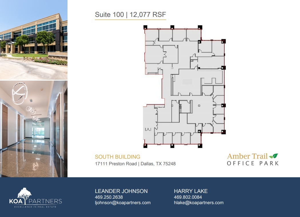 17177 Preston Rd, Dallas, TX for lease Floor Plan- Image 1 of 1