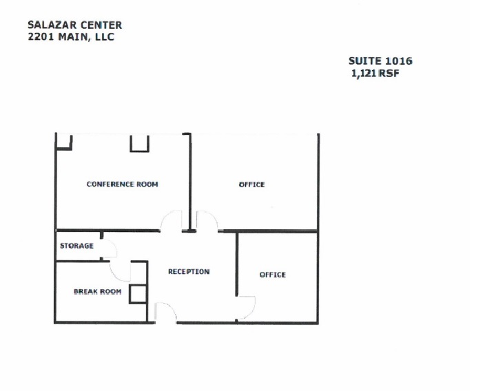 2201 Main St, Dallas, TX for lease Floor Plan- Image 1 of 4