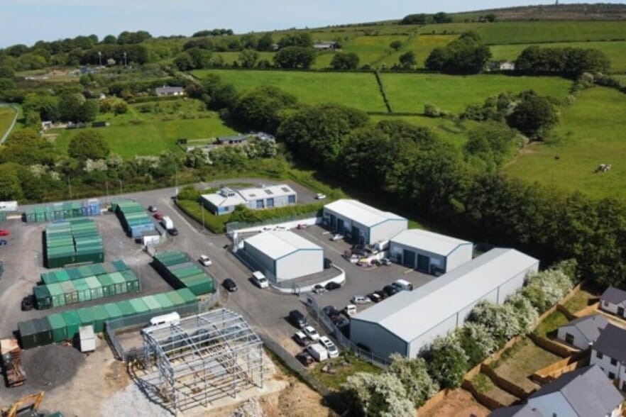 Moss Side Industrial Estate, Callington for lease - Aerial - Image 2 of 4
