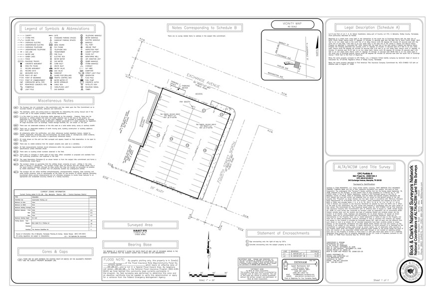 243 Exchange Ave, Memphis, TN for sale - Site Plan - Image 3 of 3