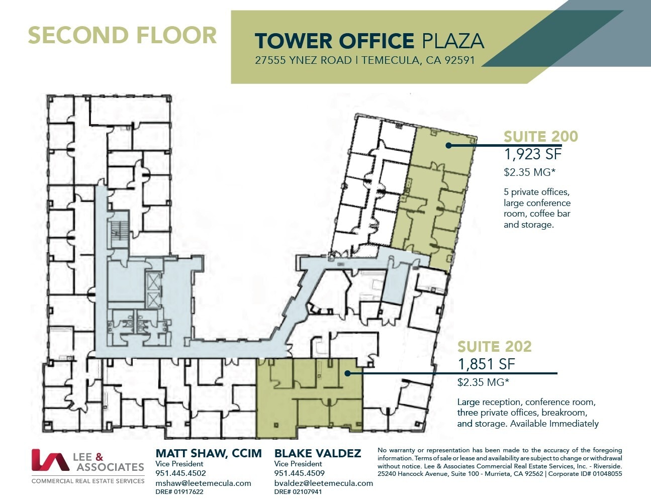 27555 Ynez Rd, Temecula, CA for lease Floor Plan- Image 1 of 1