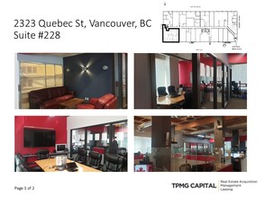 2323 Quebec St, Vancouver, BC for lease Interior Photo- Image 2 of 4