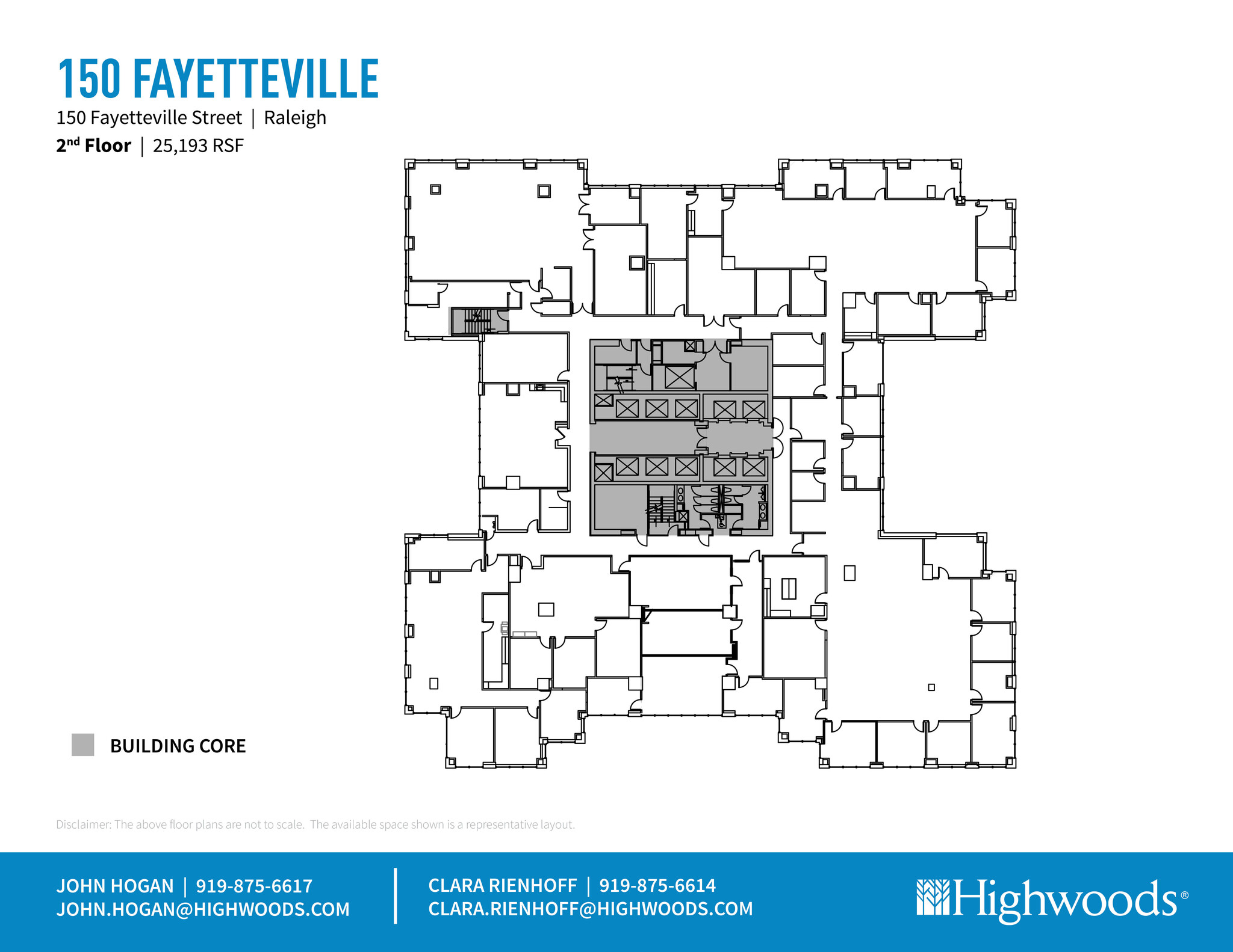 150 Fayetteville St, Raleigh, NC for lease Floor Plan- Image 1 of 1