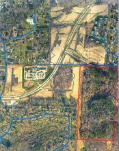 Military Rd, Zanesville, OH - aerial  map view