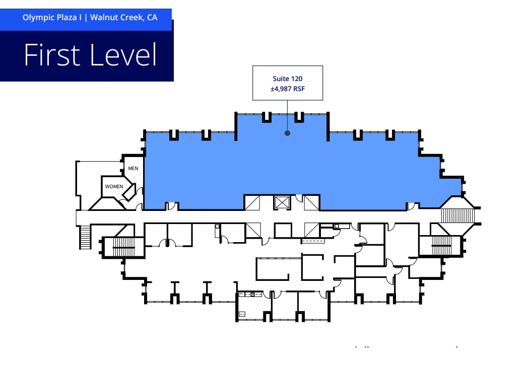 1904 Olympic Blvd, Walnut Creek, CA for lease Floor Plan- Image 1 of 1