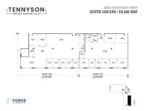 6100 Tennyson Pky, Plano, TX for lease Floor Plan- Image 2 of 2