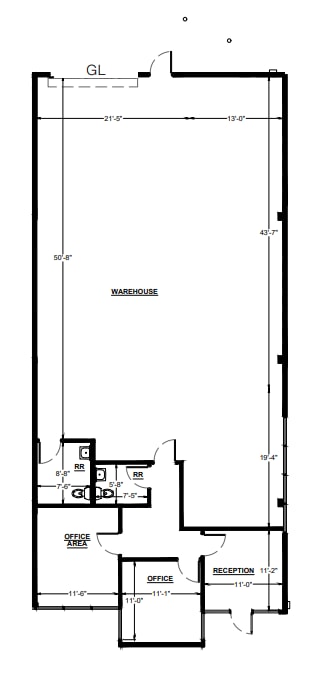 9560 Chesapeake Dr, San Diego, CA for lease Floor Plan- Image 1 of 1
