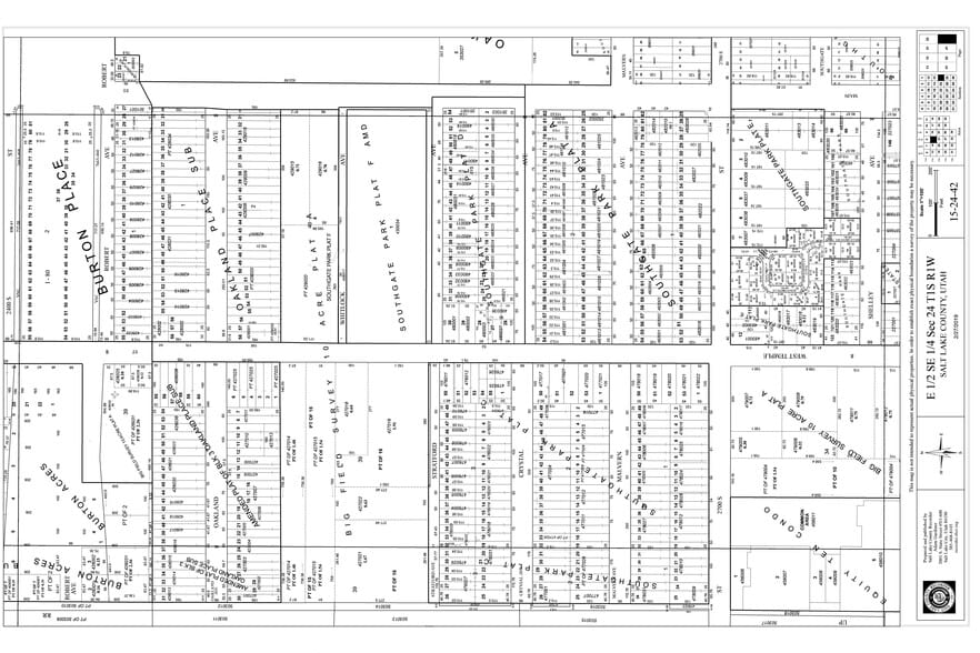 196 W Malvern Ave, South Salt Lake, UT for lease - Plat Map - Image 3 of 4