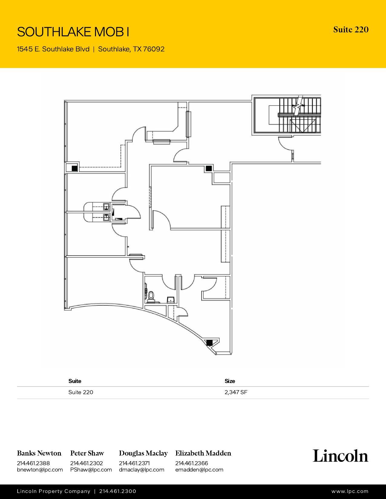 1545 E Southlake Blvd, Southlake, TX for lease Floor Plan- Image 1 of 1