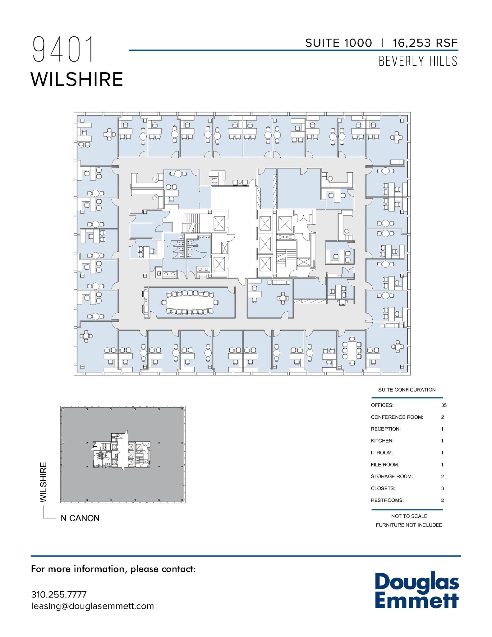 9401 Wilshire Blvd, Beverly Hills, CA for lease Floor Plan- Image 1 of 1