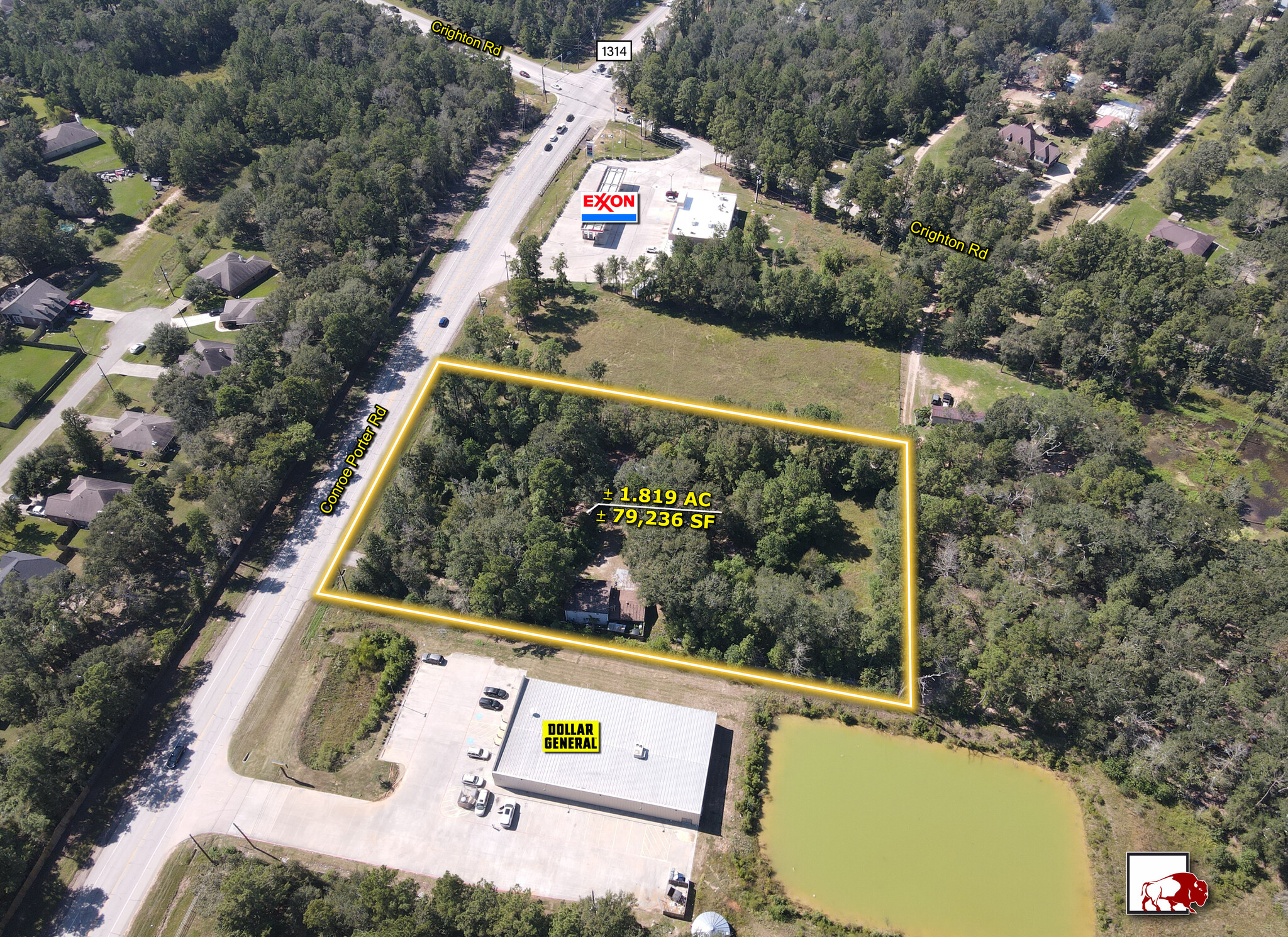12465 FM 1314 Rd, Conroe, TX for sale Aerial- Image 1 of 1