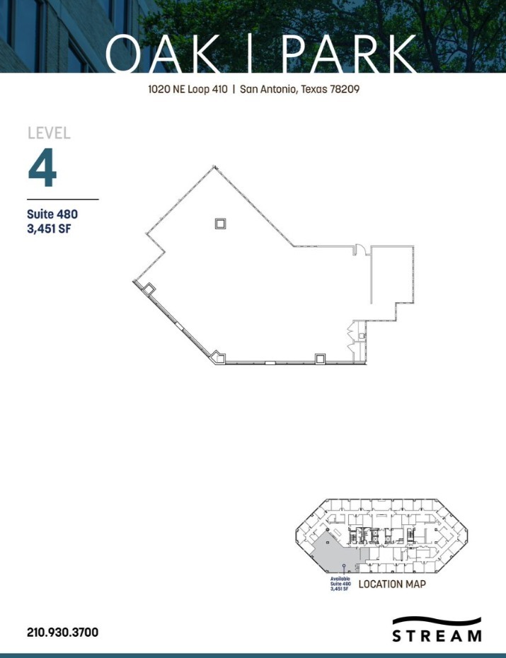 1020 NE Loop 410, San Antonio, TX for lease Floor Plan- Image 1 of 1