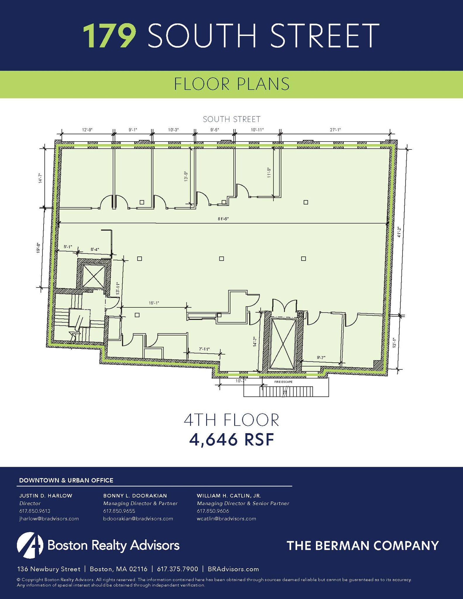 179 South St, Boston, MA for lease Floor Plan- Image 1 of 1