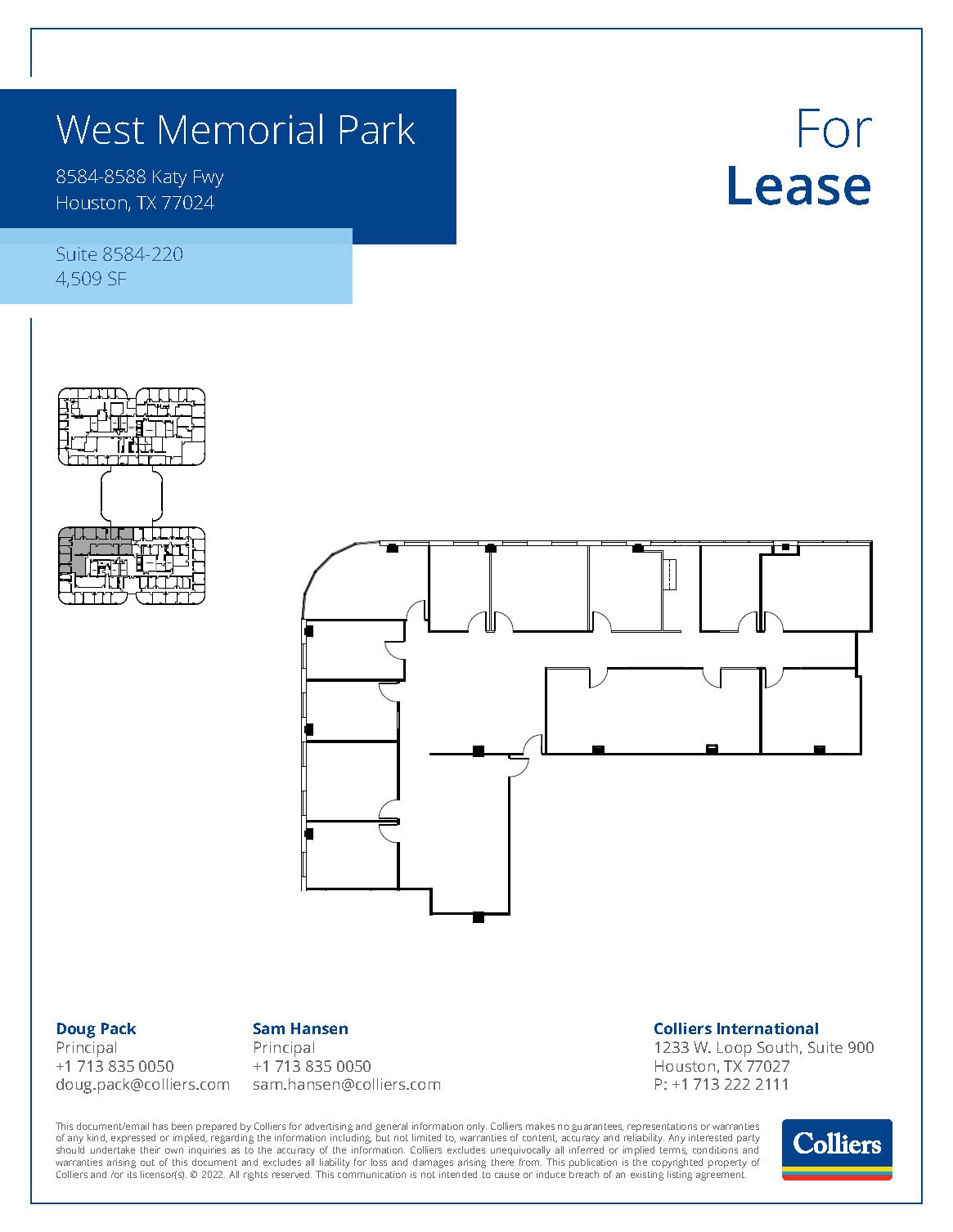 8554 Katy Fwy, Houston, TX for lease Floor Plan- Image 1 of 1