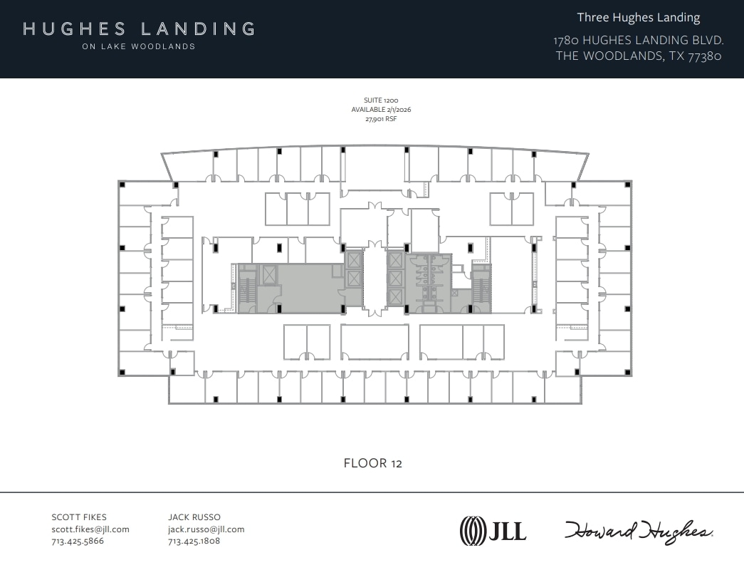 1780 Hughes Landing Blvd, The Woodlands, TX for lease Floor Plan- Image 1 of 1