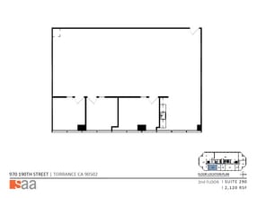 970 W 190th St, Torrance, CA for lease Floor Plan- Image 1 of 1
