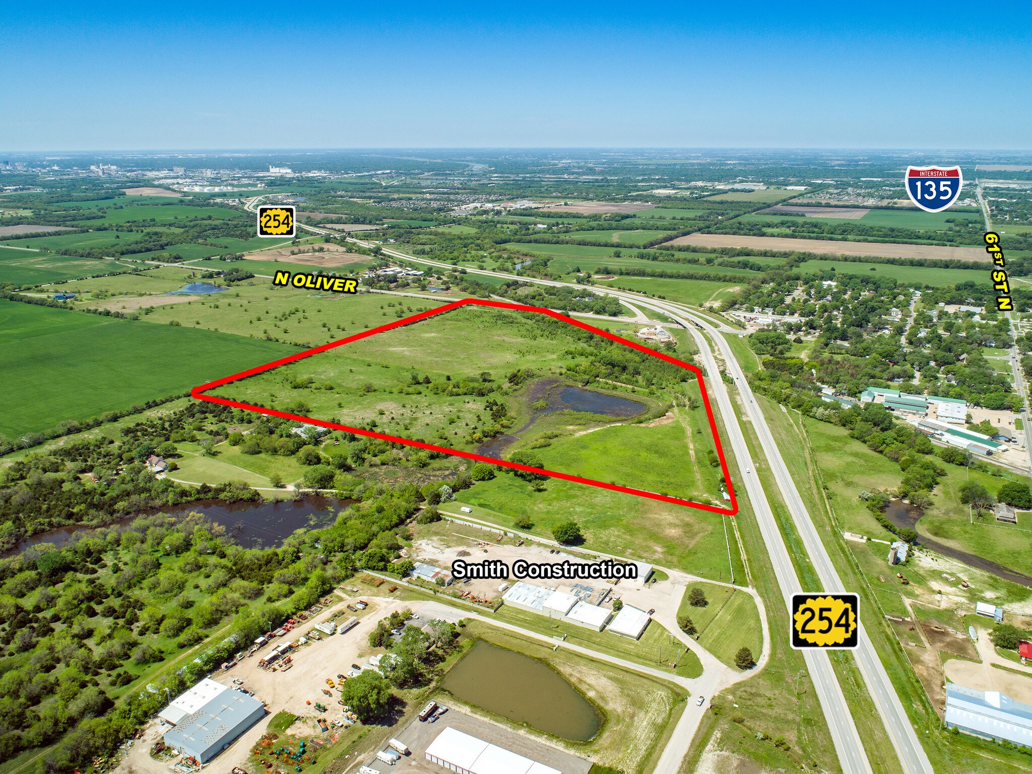 SEC Oliver & 254 Rd Highway 254, Kechi, KS, 67067 Commercial Land