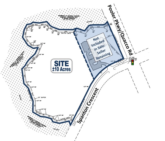 Quacco Road Rd, Pooler, GA for sale - Plat Map - Image 2 of 11