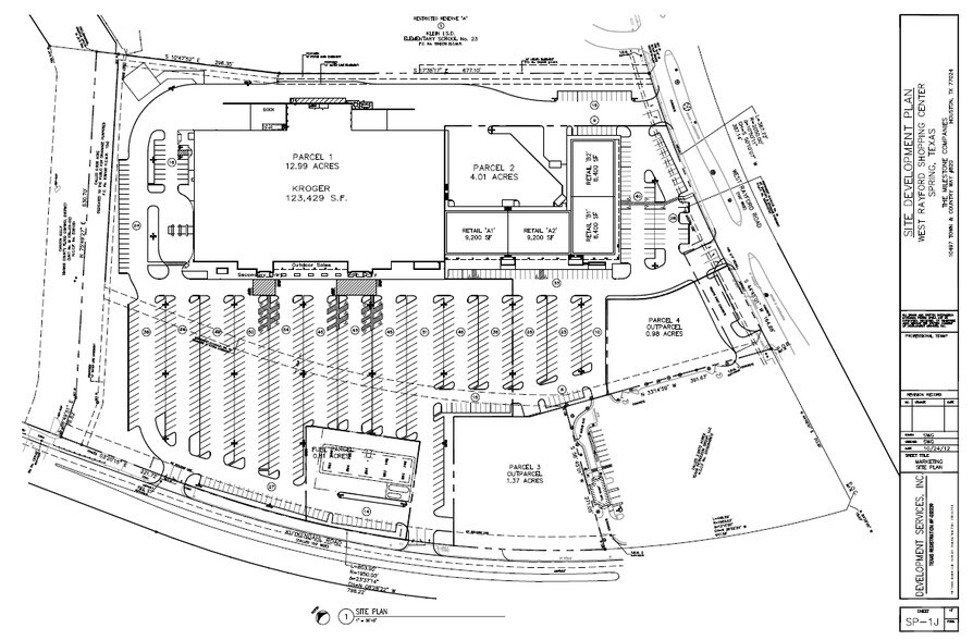 24230 Kuykendahl Rd, Spring, TX for lease - Site Plan - Image 3 of 3