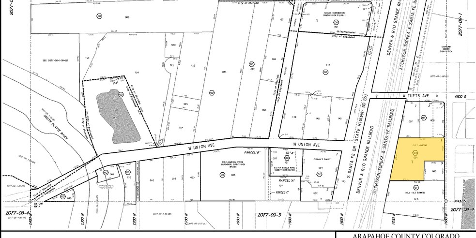 4695 S Windermere St, Englewood, CO for lease - Plat Map - Image 2 of 8