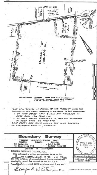 1026 Fairfax Pike, Stephens City, VA for sale - Plat Map - Image 3 of 4