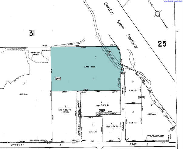 215 College Rd, Paramus, NJ for sale - Plat Map - Image 1 of 1