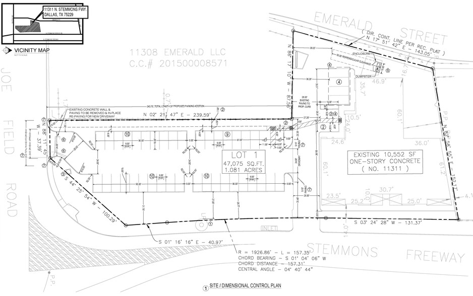 11311 N Stemmons Fwy, Dallas, TX for lease - Site Plan - Image 3 of 6