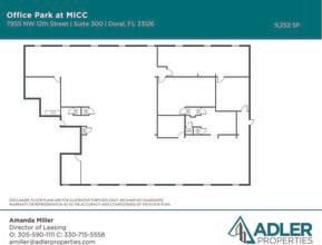 7925 NW 12th St, Doral, FL for lease Floor Plan- Image 1 of 1