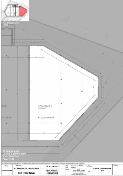Retail in Biganos for lease - Floor Plan - Image 2 of 2