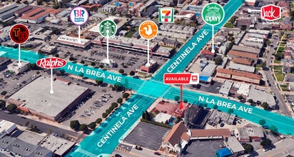 1000 N La Brea Ave, Inglewood, CA - AERIAL  map view - Image1
