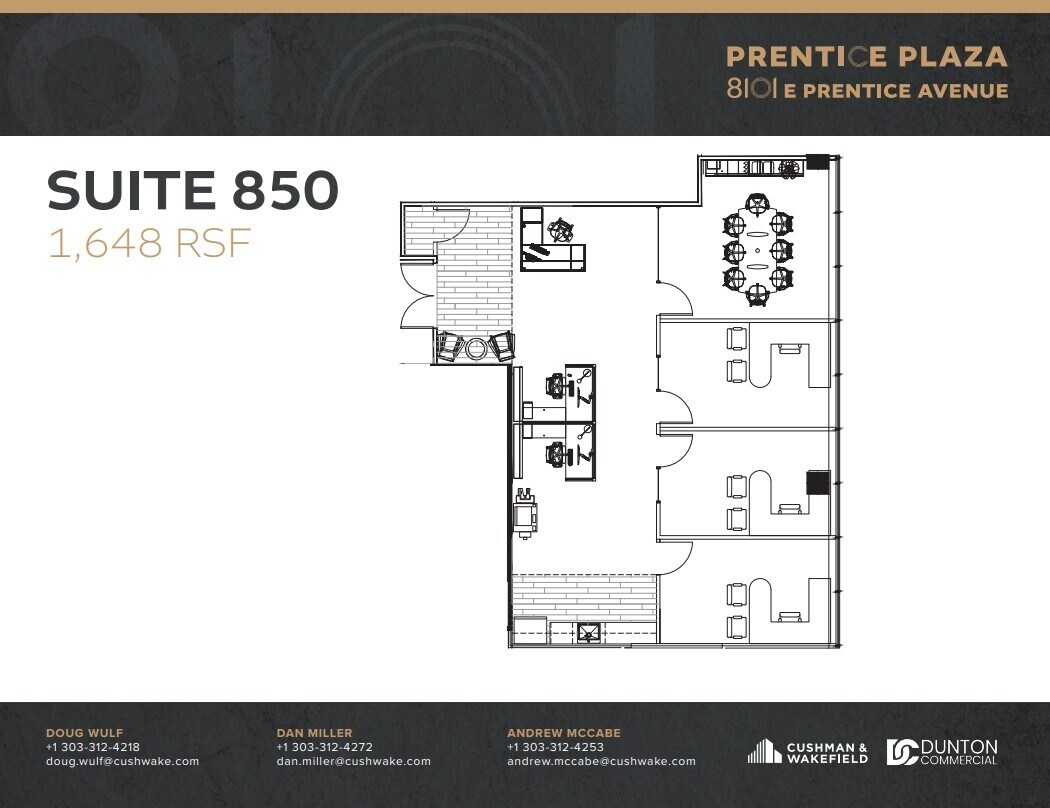 8101 E Prentice Ave, Greenwood Village, CO for lease Floor Plan- Image 1 of 1