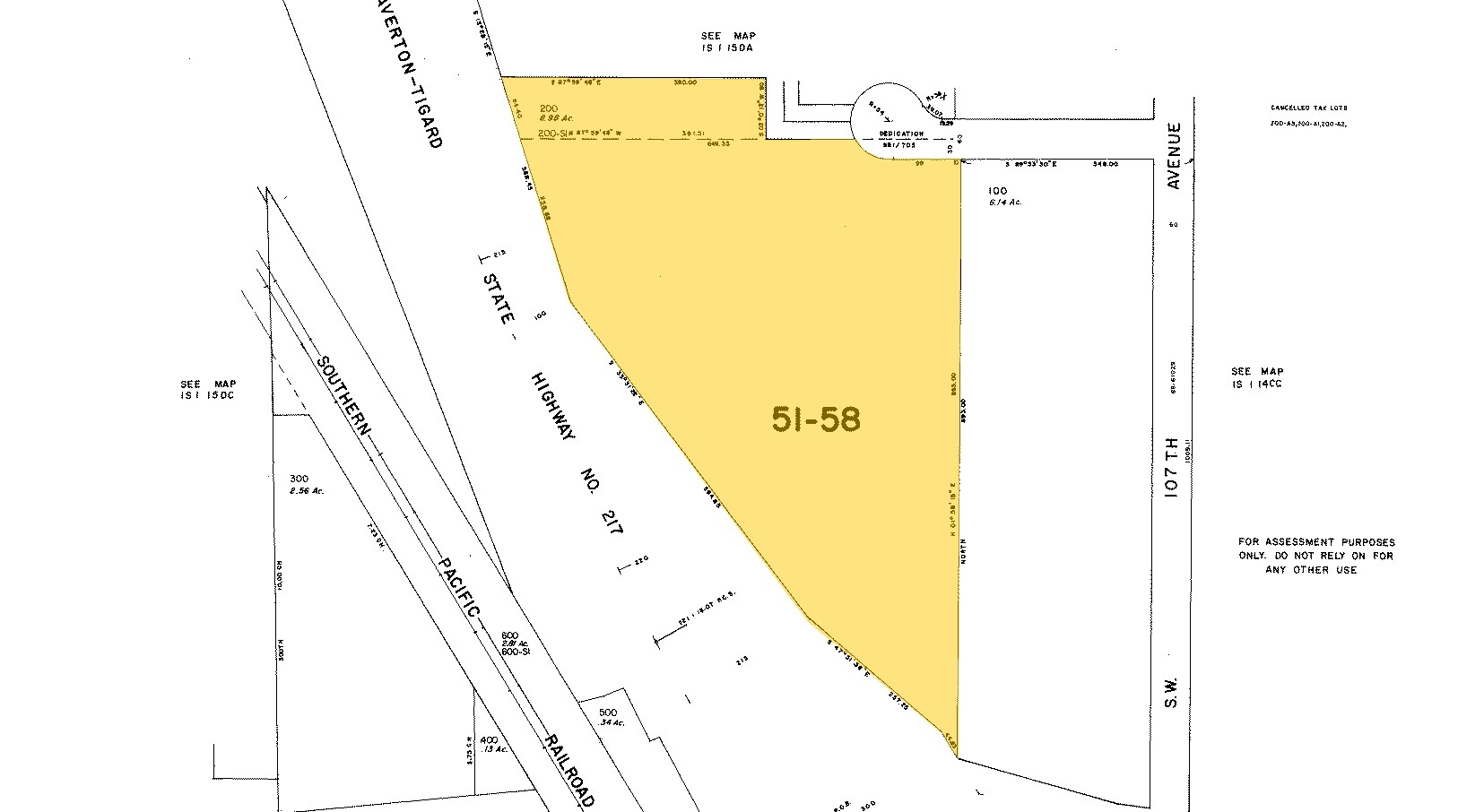 11000 SW 11th St, Beaverton, OR for sale Plat Map- Image 1 of 1