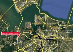 4825 Station House Rd, Chesapeake, VA for lease Map- Image 2 of 3