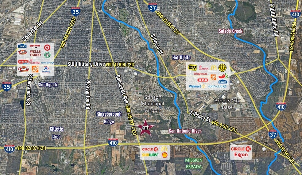 Rilling Rd, San Antonio, TX for sale - Aerial - Image 3 of 3