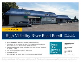 2775 River Rd, Eugene, OR for lease Interior Photo- Image 2 of 5