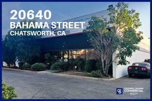 20640 Bahama St, Chatsworth CA - Warehouse